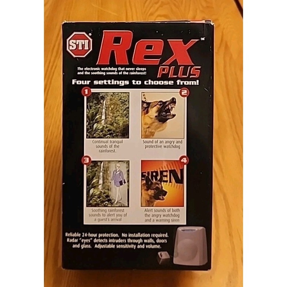 STI Rex Plus Electronic Watch-Dog‎ ED-50 Sound Activated Alarm Working